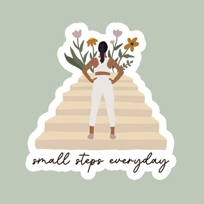 SMALL STEPS EVERYDAY STICKER - Bold&Goodly