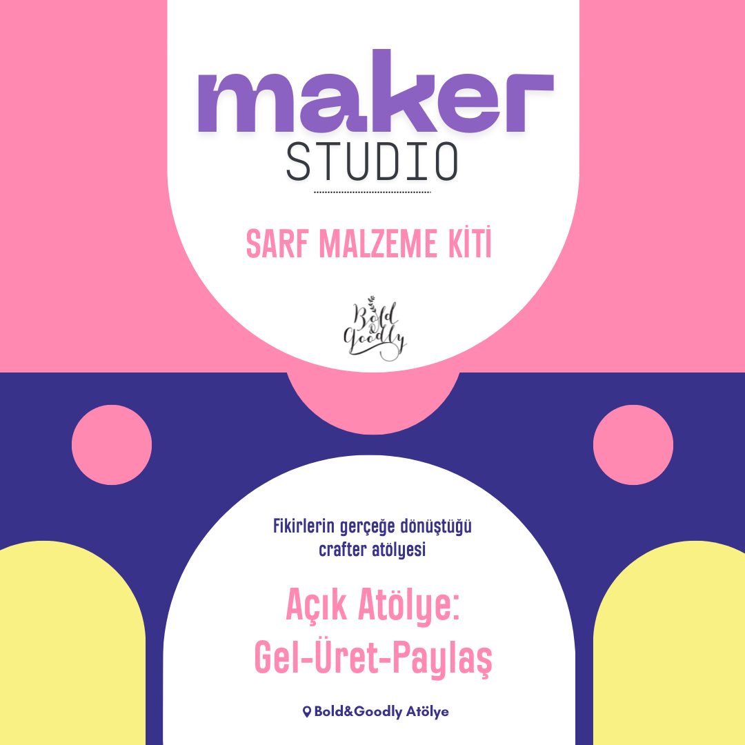 MAKER STUDIO SARF MALZEME KİTİ
