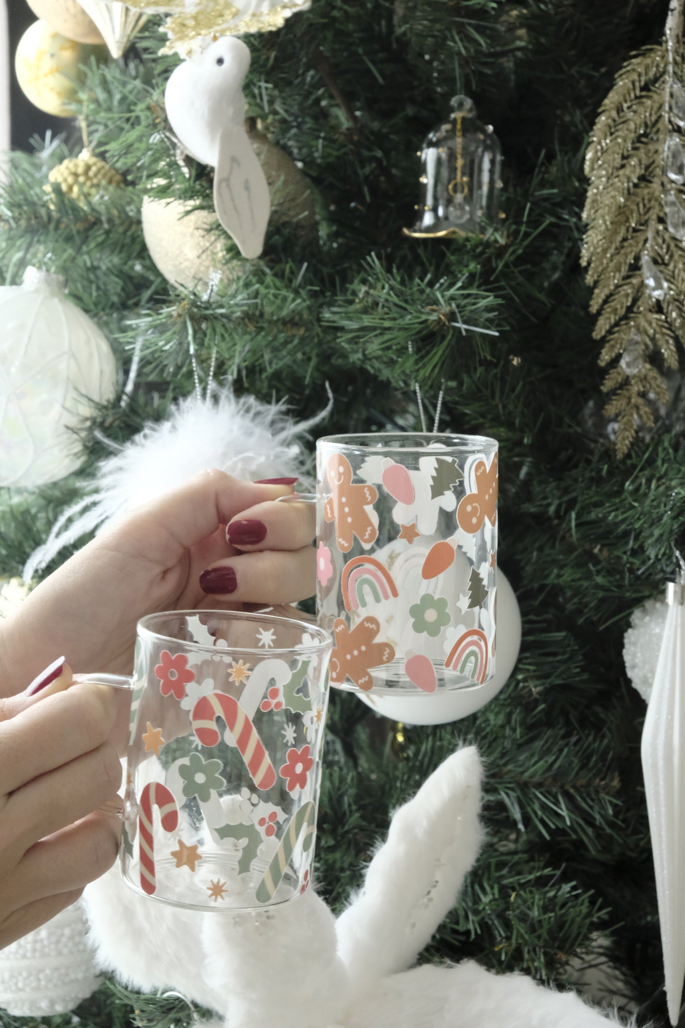 GINGERBREAD RAINBOW CAM ÇAY BARDAĞI | 200ML