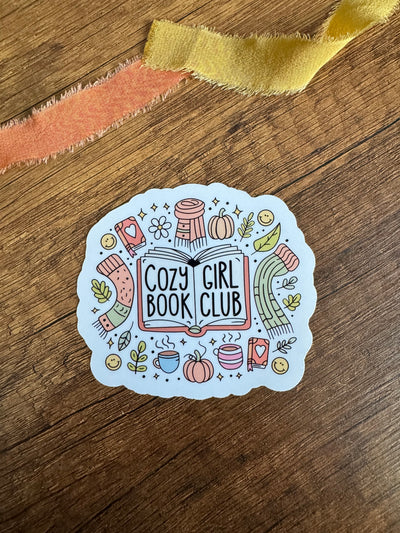 COZY GIRL BOOK CLUB STICKER