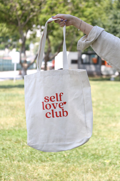 SELF LOVE CLUB KANVAS ÇANTA