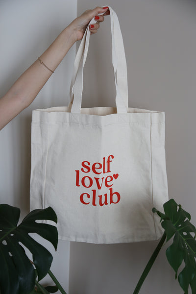 SELF LOVE CLUB KANVAS ÇANTA