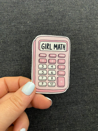 GIRL MATH STICKER