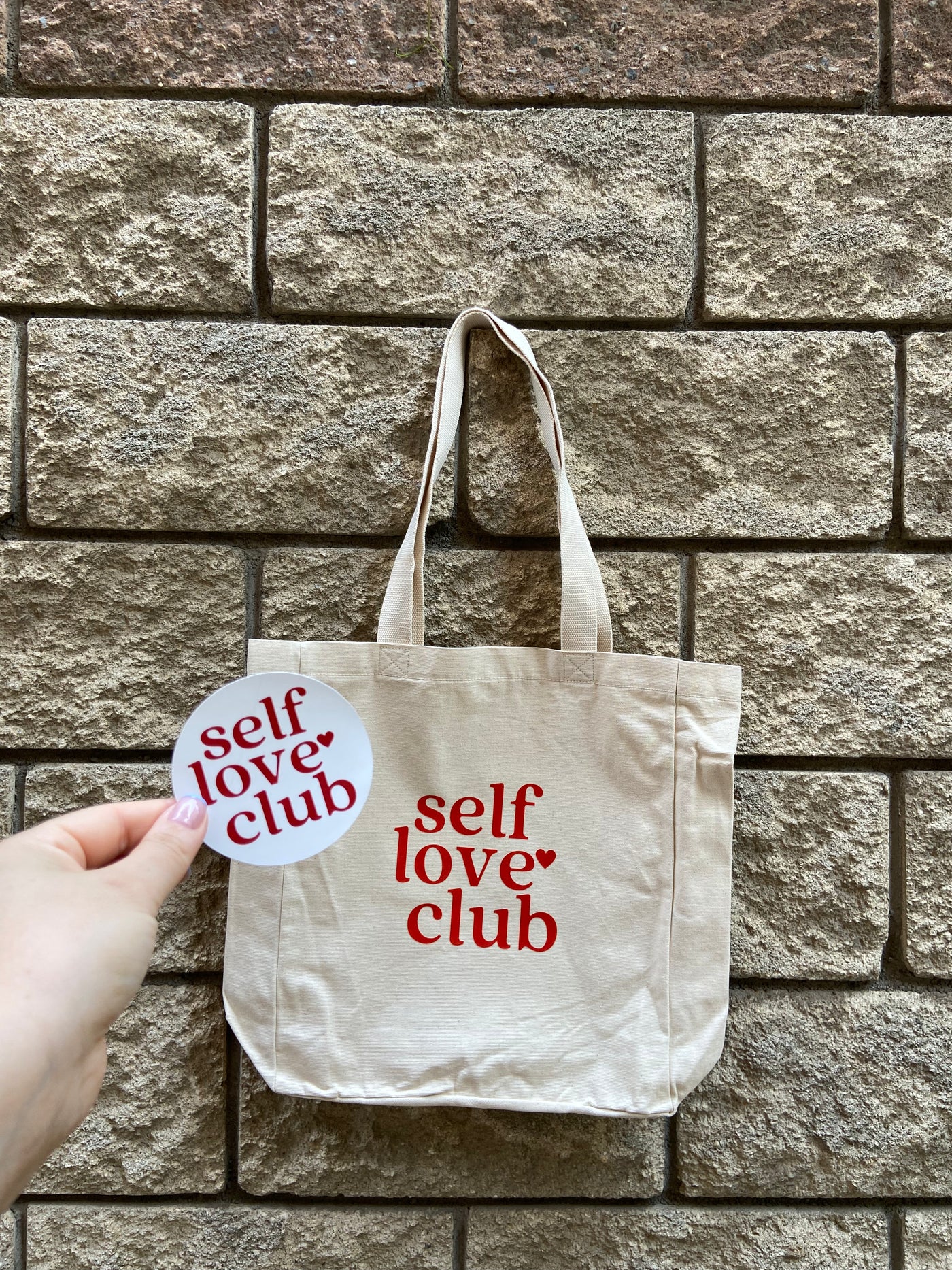 SELF LOVE CLUB KANVAS ÇANTA