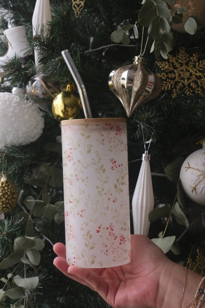 SNOWMAN BUZLU CAM BARDAK | 600ML