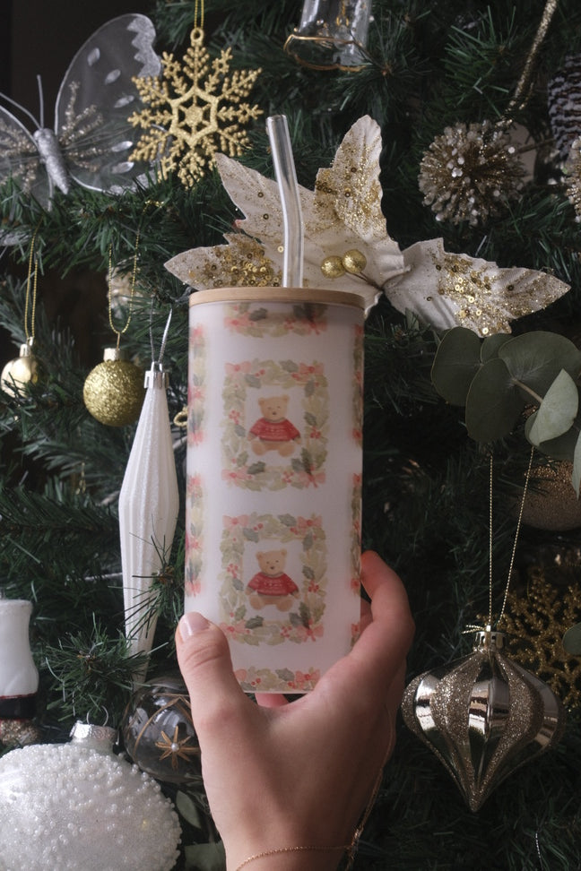 COZY BEAR BUZLU CAM BARDAK | 600ML