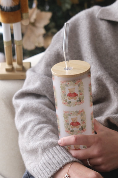 COZY BEAR BUZLU CAM BARDAK | 600ML