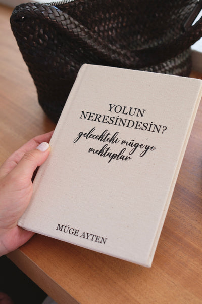 Sana Mektuplar - Yolun Neresindesin? - Kişiselleştirilebilir Kanvas Defter | 14x20 cm