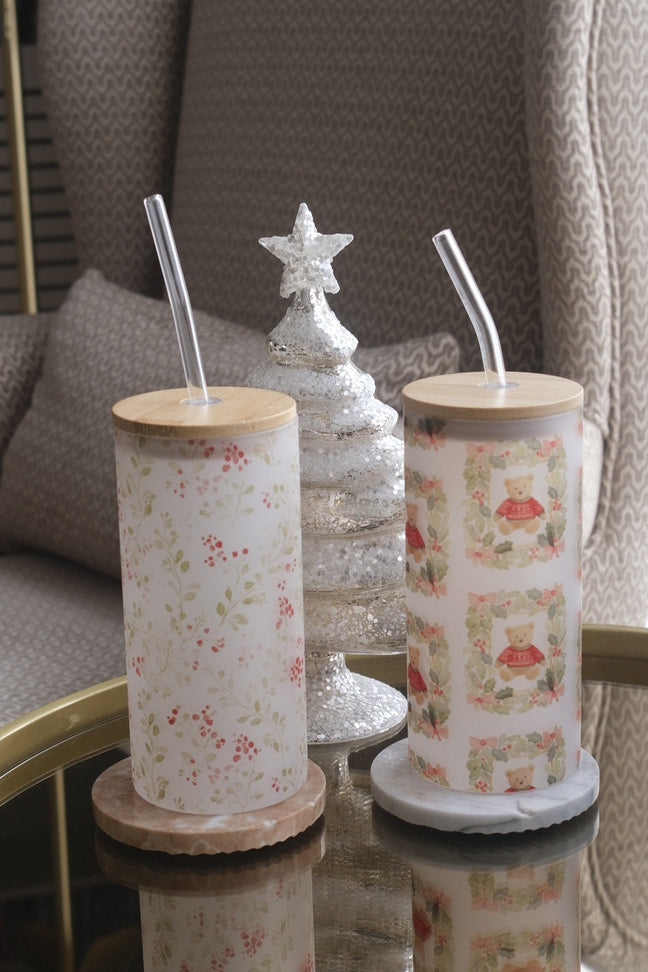 COZY BEAR BUZLU CAM BARDAK | 600ML