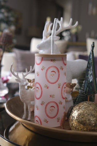 SNOWMAN BUZLU CAM BARDAK | 600ML