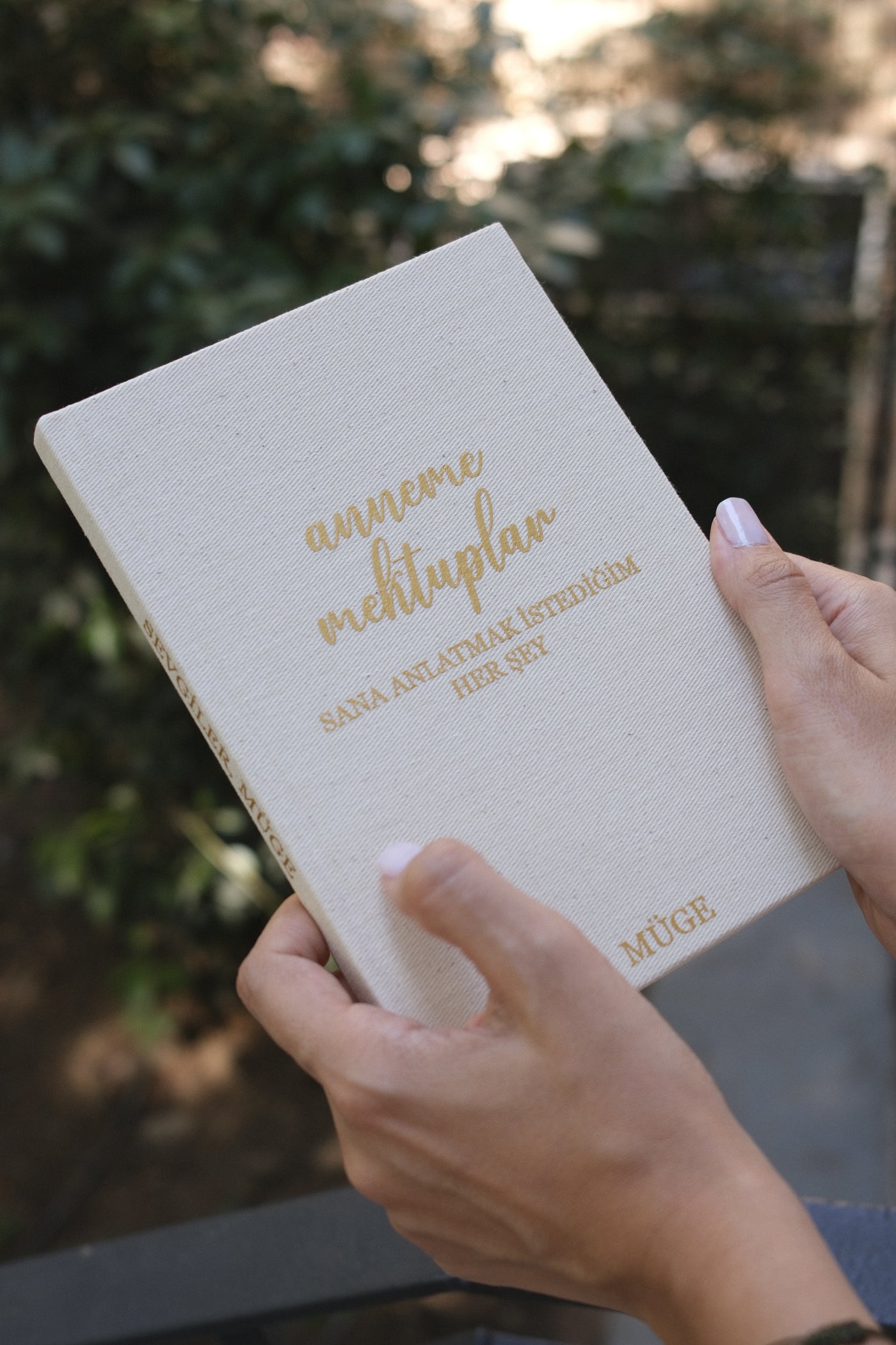 Sana Mektuplar - Anneme/Babama - Kişiselleştirilebilir Kanvas Defter | 14x20 cm