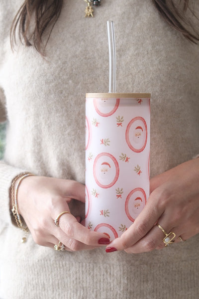 SNOWMAN BUZLU CAM BARDAK | 600ML