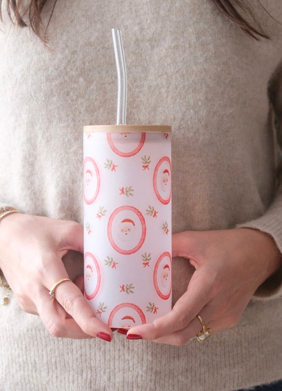 SNOWMAN BUZLU CAM BARDAK | 600ML