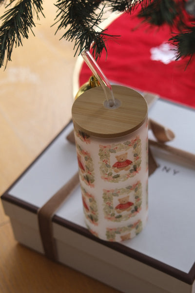 COZY BEAR BUZLU CAM BARDAK | 600ML