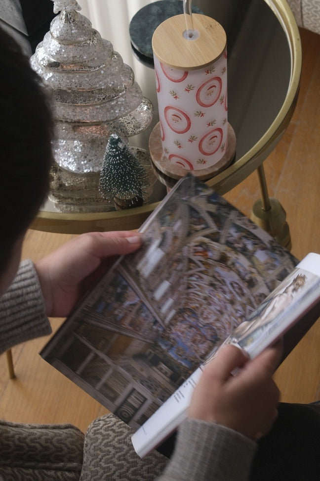 SNOWMAN BUZLU CAM BARDAK | 600ML