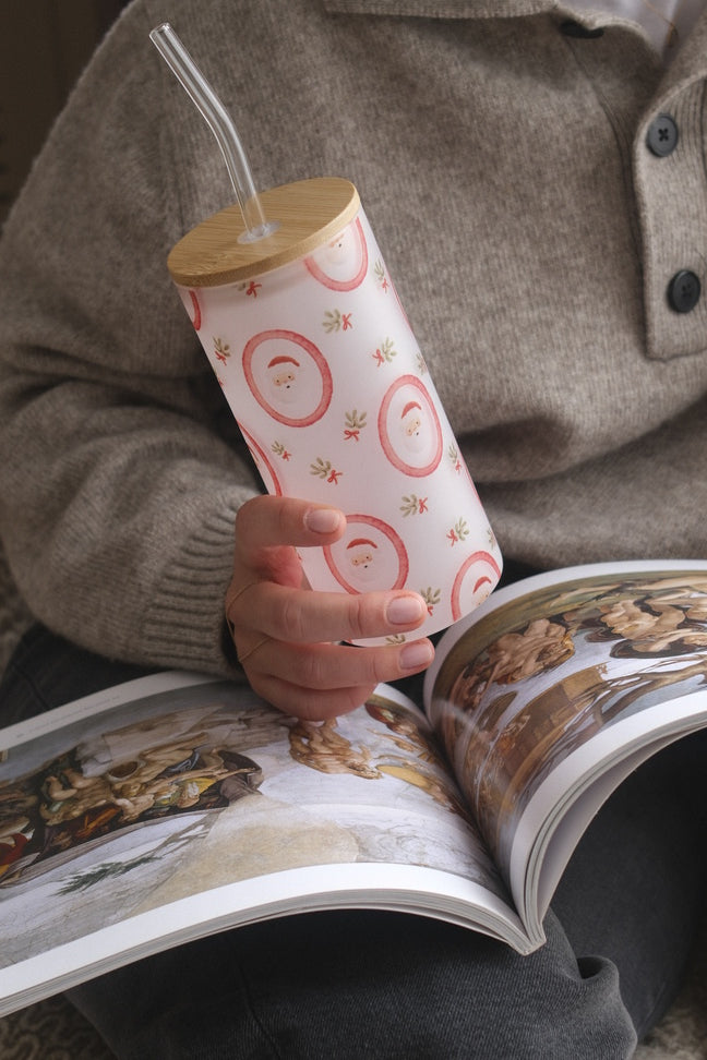 SNOWMAN BUZLU CAM BARDAK | 600ML