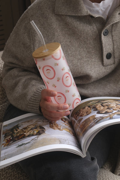 SNOWMAN BUZLU CAM BARDAK | 600ML