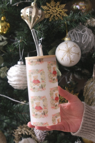 COZY BEAR BUZLU CAM BARDAK | 600ML