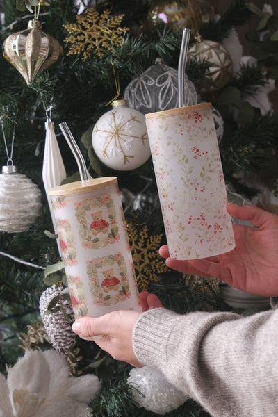 COZY BEAR BUZLU CAM BARDAK | 600ML