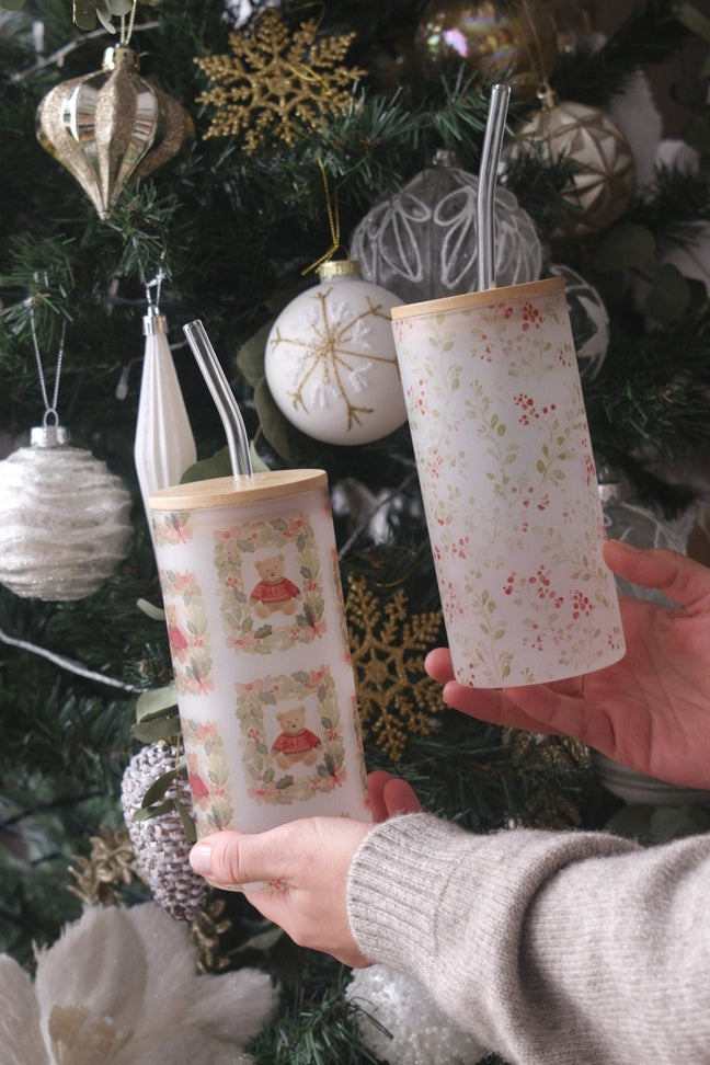 COZY BEAR BUZLU CAM BARDAK | 600ML