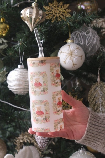 COZY BEAR BUZLU CAM BARDAK | 600ML