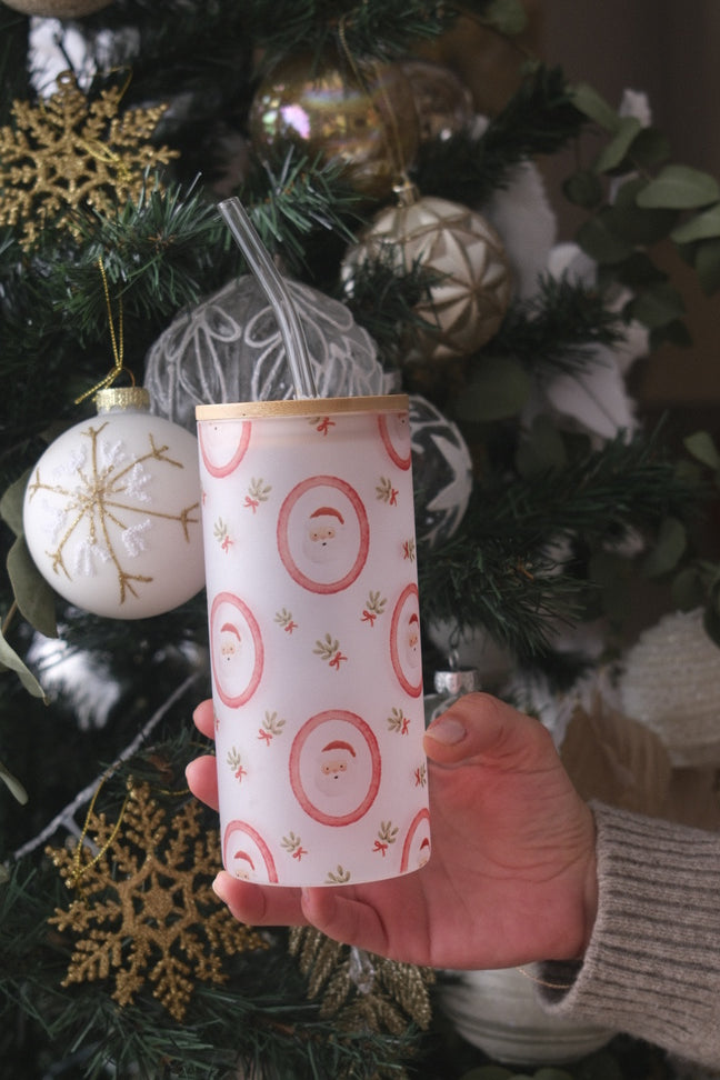 SNOWMAN BUZLU CAM BARDAK | 600ML