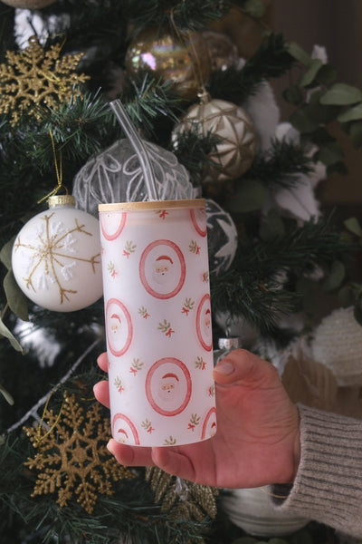 SNOWMAN BUZLU CAM BARDAK | 600ML