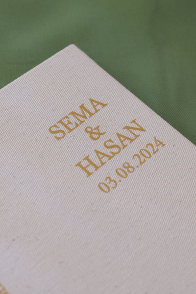Sana Mektuplar - Sevdiklerimizden Notlar(Özel Gün) - Kişiselleştirilebilir Kanvas Defter | 14x20 cm