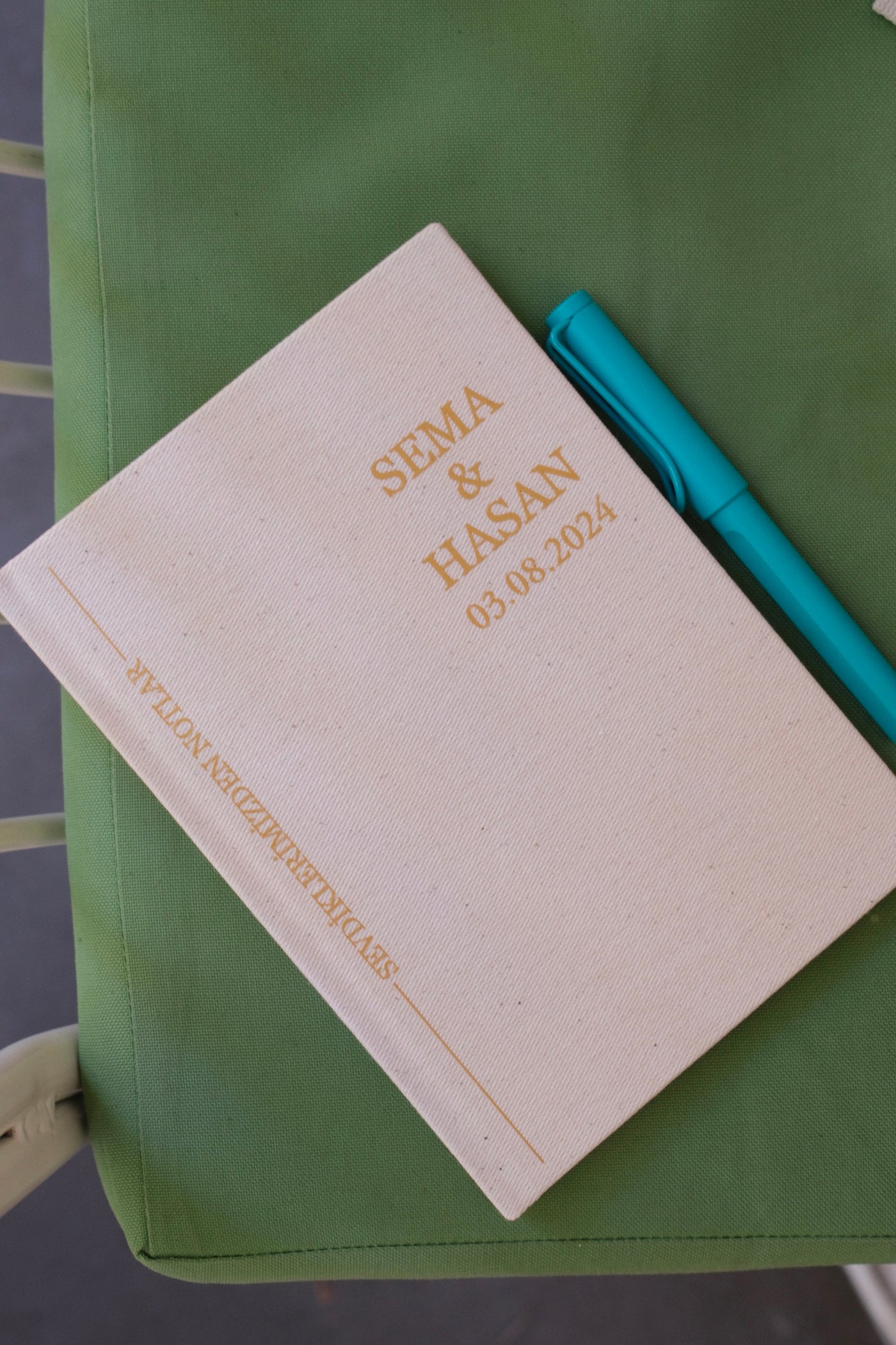 Sana Mektuplar - Sevdiklerimizden Notlar(Özel Gün) - Kişiselleştirilebilir Kanvas Defter | 14x20 cm