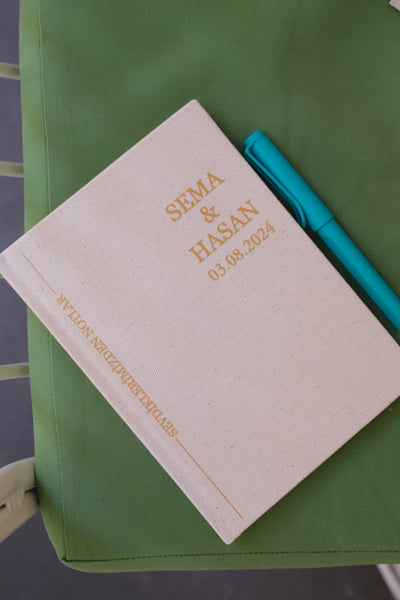 Sana Mektuplar - Sevdiklerimizden Notlar(Özel Gün) - Kişiselleştirilebilir Kanvas Defter | 14x20 cm