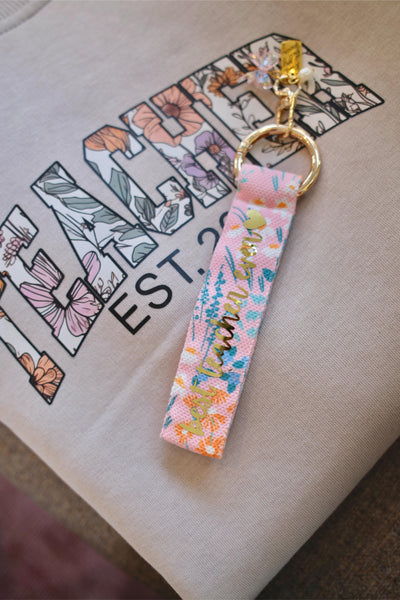 FLORAL TEACHER KİŞİSELLEŞTİRİLEBİLİR SWEATSHIRT