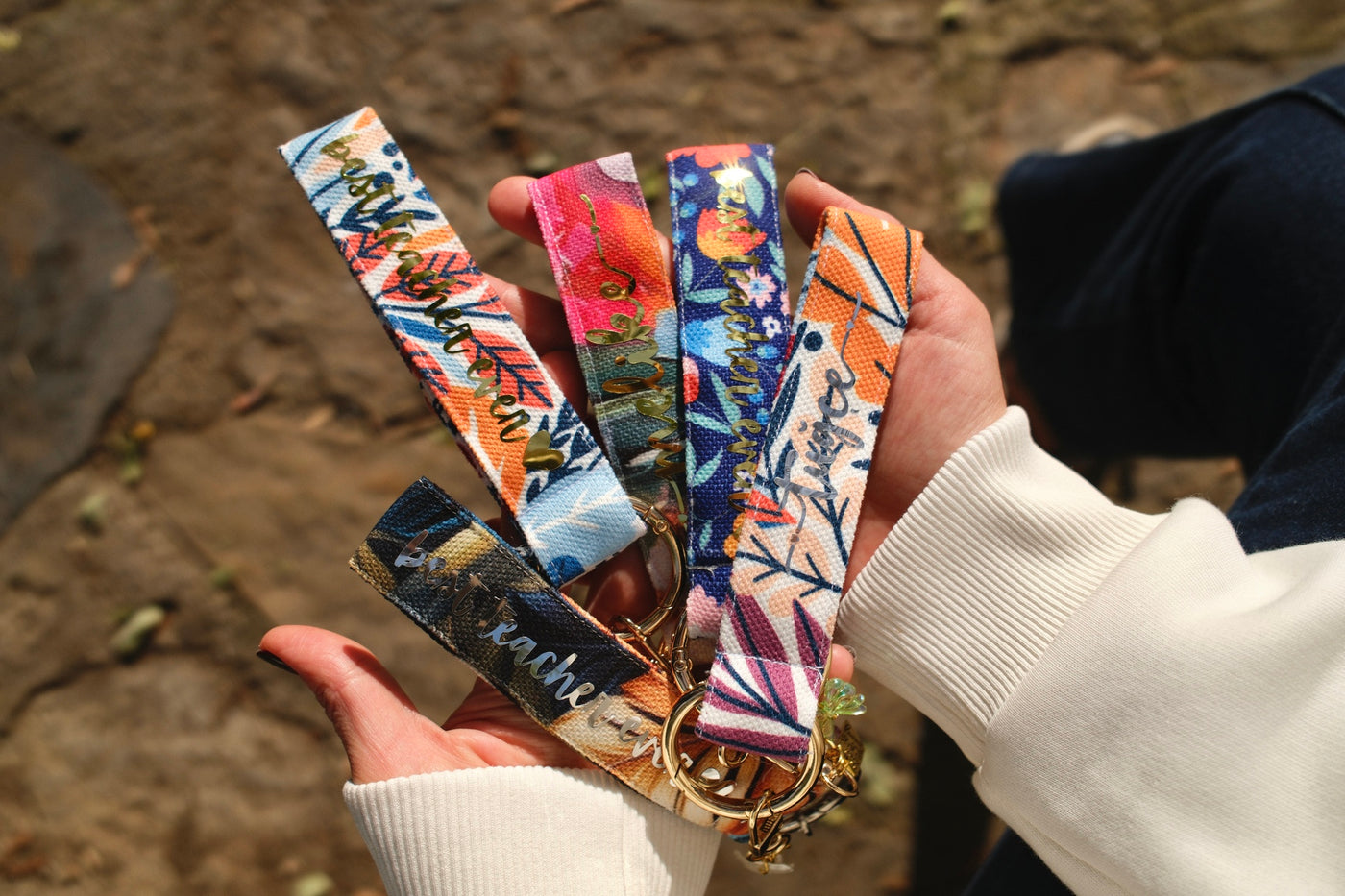 IVY KİŞİSELLEŞTİRİLEBİLİR BEST TEACHER EVER YAZILI ÇİFT TARAFLI ANAHTARLIK