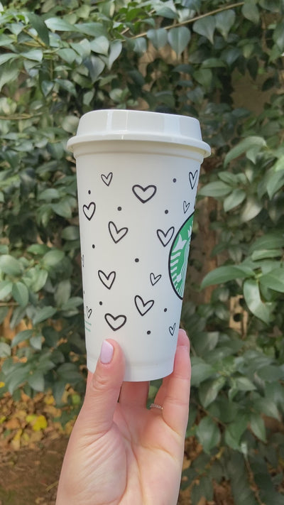 Unıque Lovestruck | Starbucks® Yeniden Kullanılabilir Bardak - Sıcak 473ml