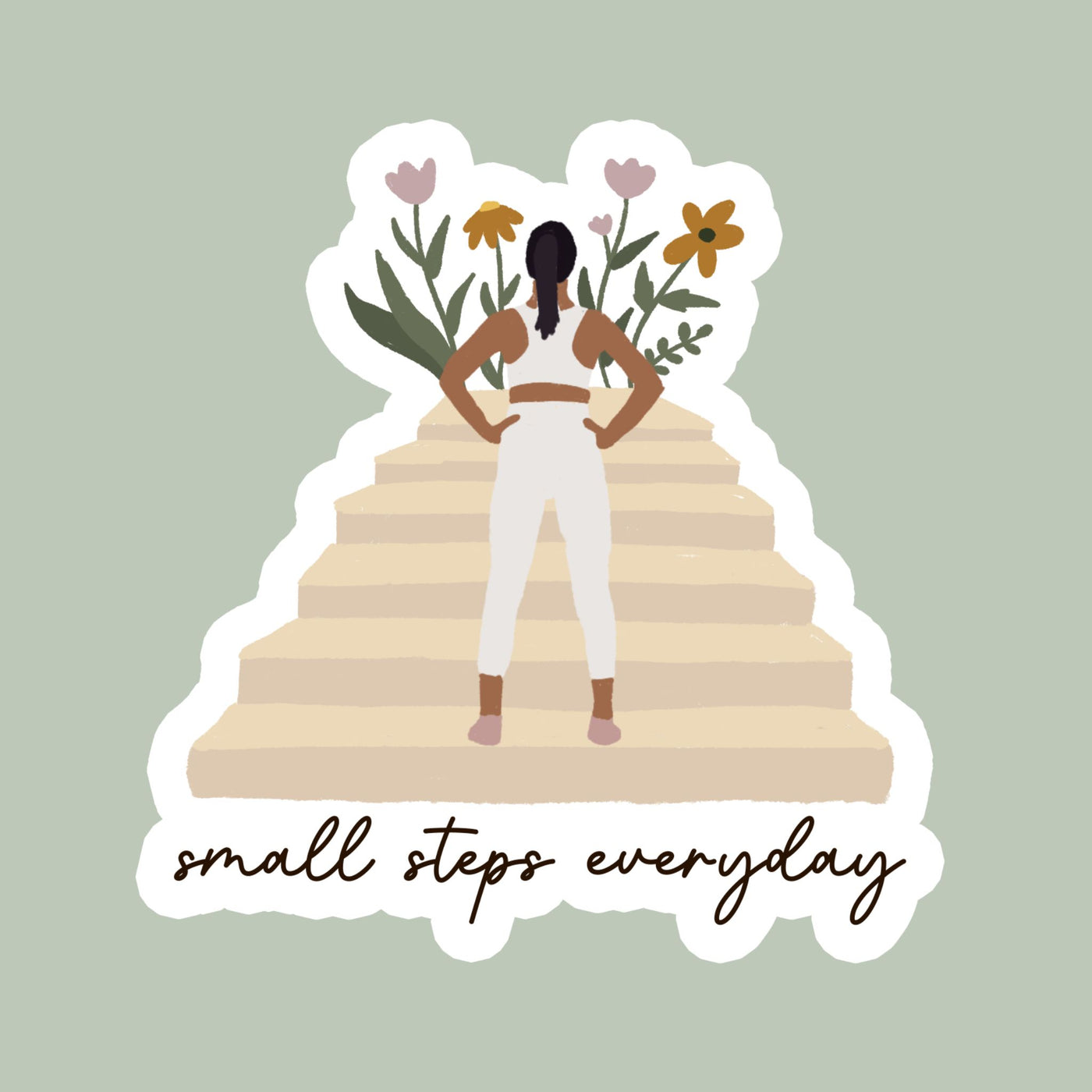 SMALL STEPS EVERYDAY STICKER - Bold&Goodly