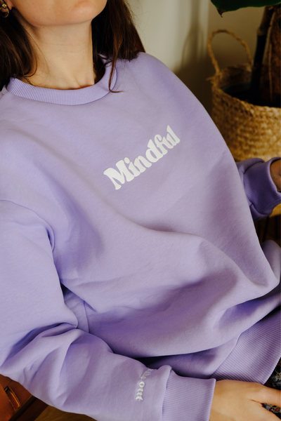 MINDFUL(BREATHE IN, BREATHE OUT) SWEATSHIRT - Bold&Goodly