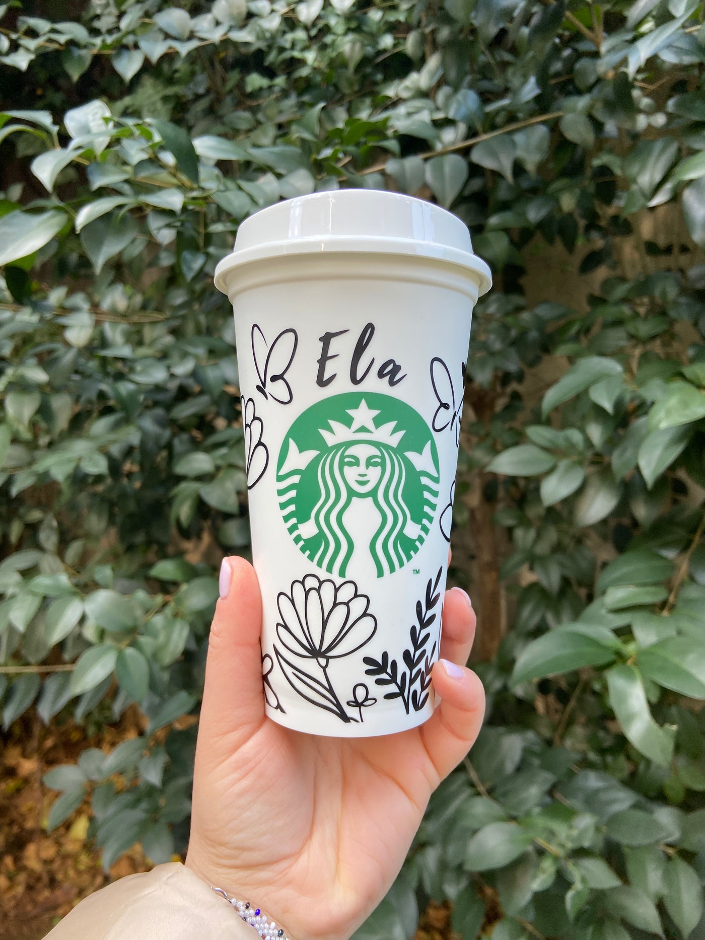 Unıque Secret Garden | Starbucks® Yeniden Kullanılabilir Bardak - Sıcak 473ml - Bold&Goodly