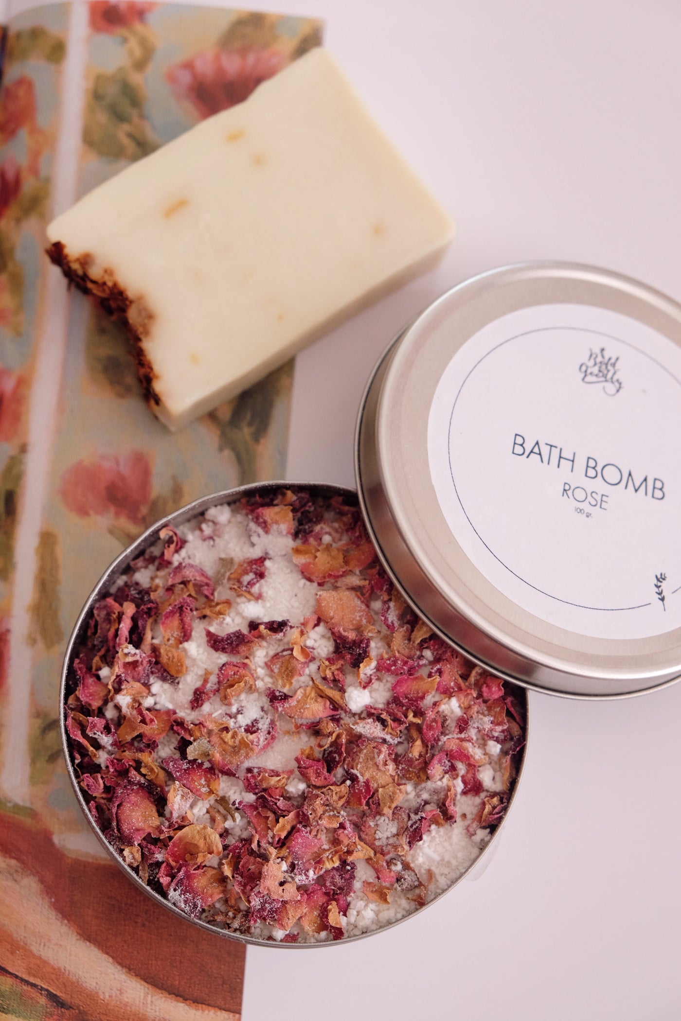 Gül Çiçeği Banyo Bombası - Bold&Goodly