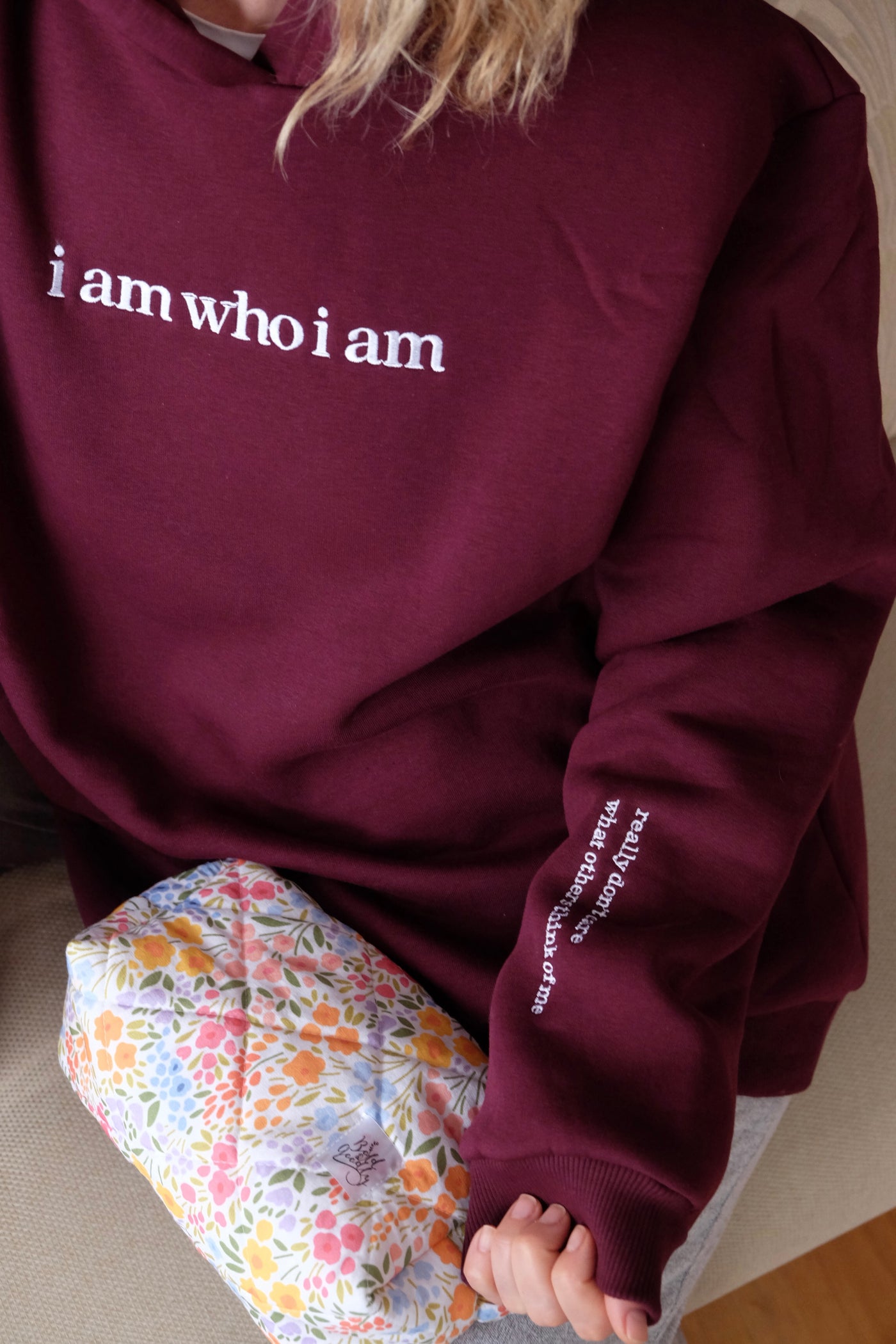 I AM WHO I AM(REALLY DON'T CARE) HOODIE - Bold&Goodly