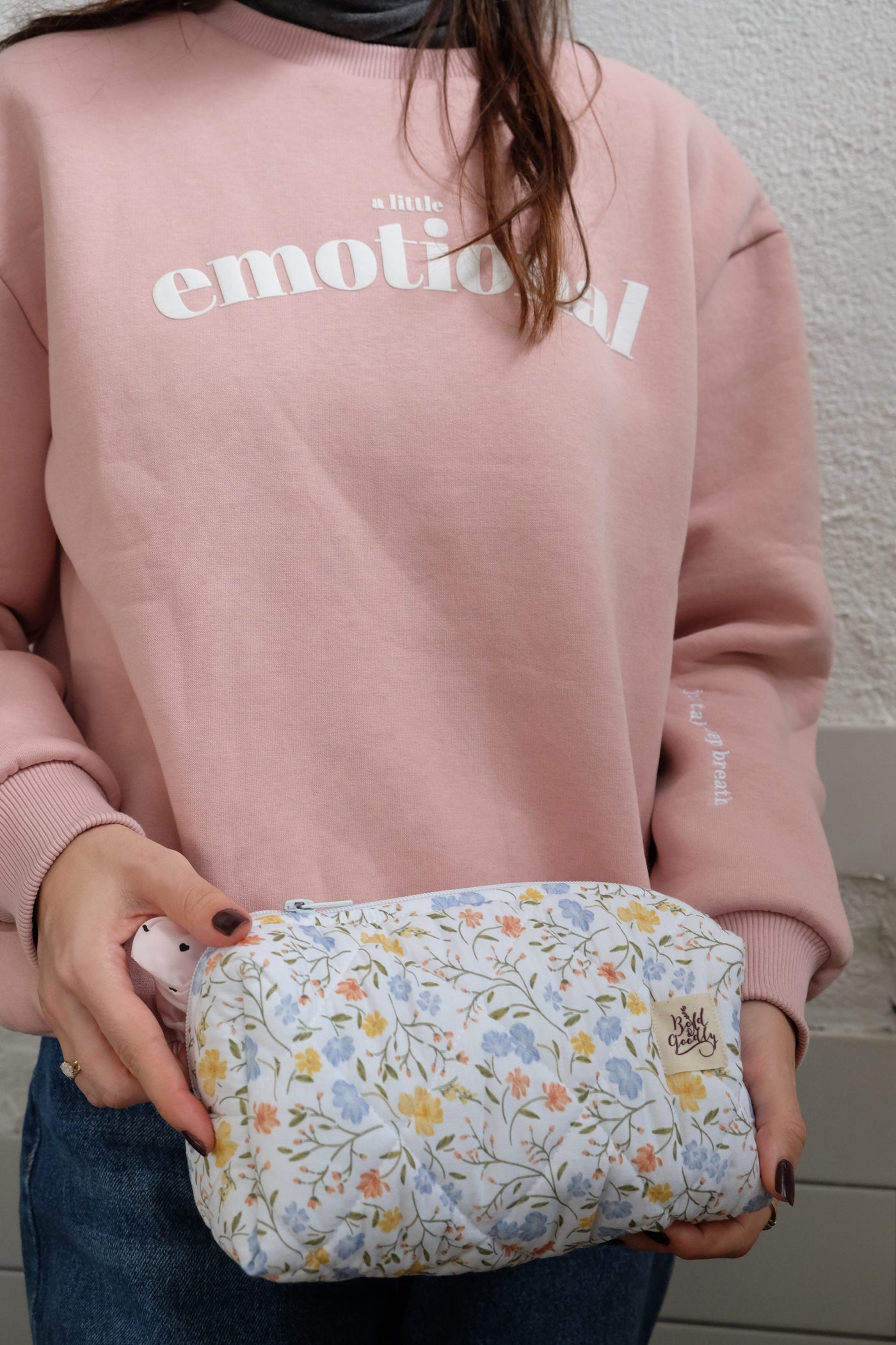 A LITTLE EMOTIONAL(JUST TAKE A DEEP BREATH) SWEATSHIRT - Bold&Goodly