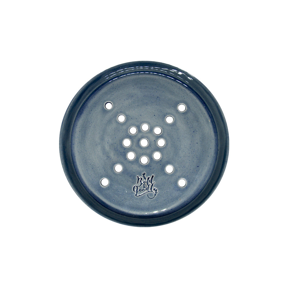 El Yapımı Seramik Sabunluk - Navy - Bold&Goodly
