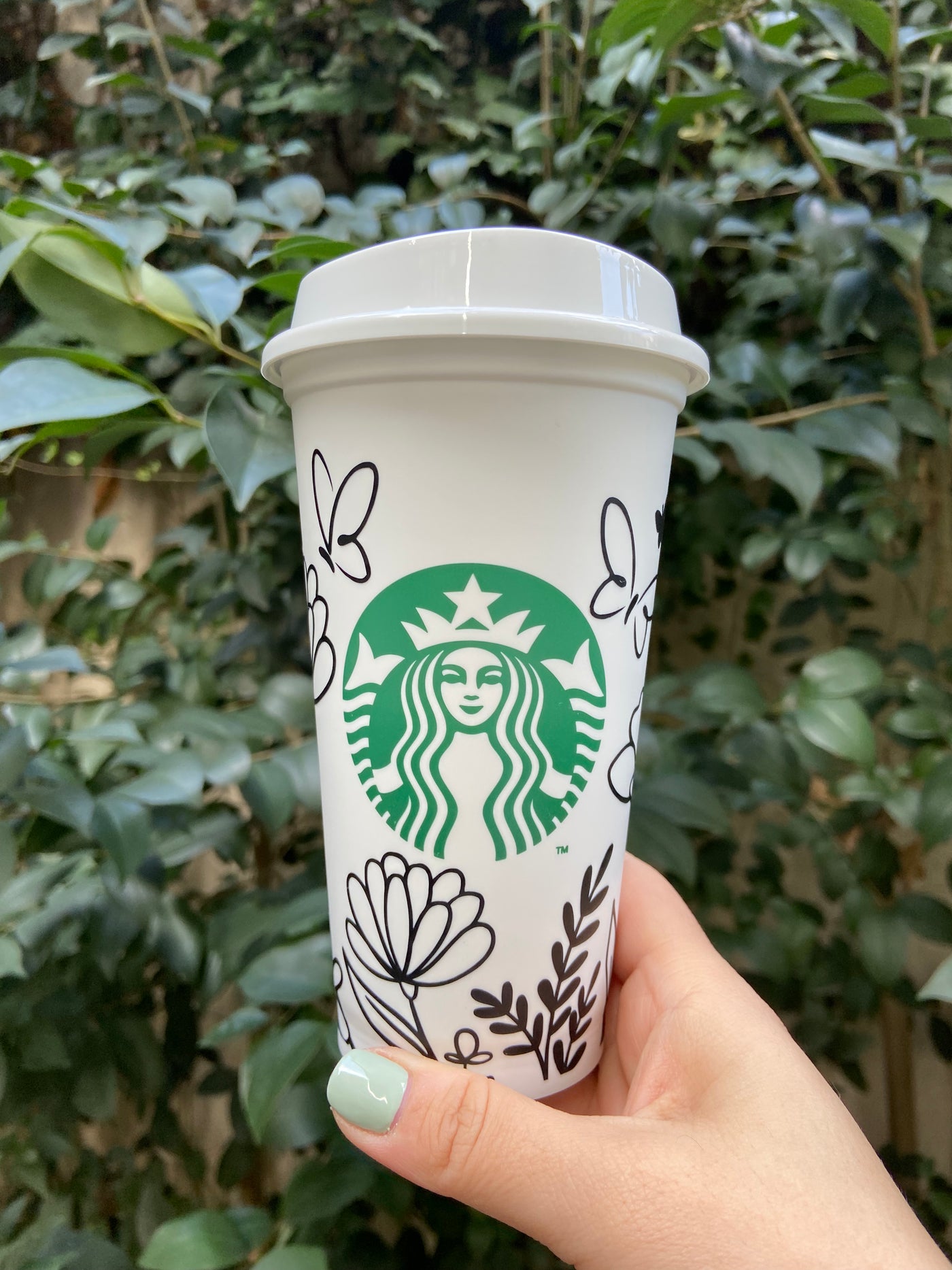 Secret Garden | Starbucks® Yeniden Kullanılabilir Bardak - Sıcak 473ml - Bold&Goodly