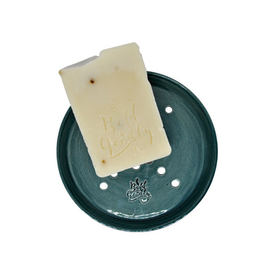 El Yapımı Seramik Sabunluk - Teal - Bold&Goodly